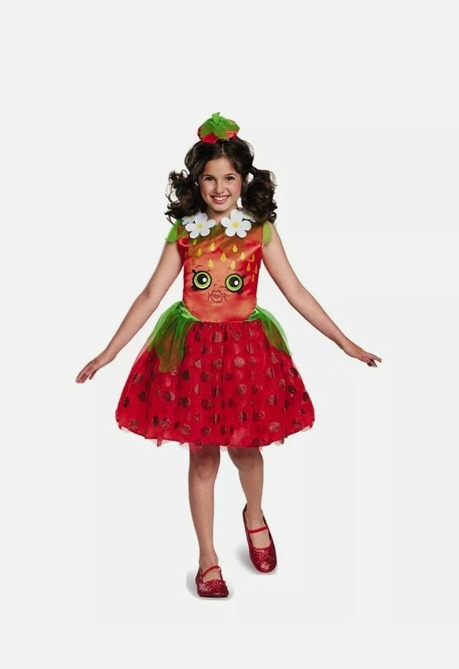 Disfraz Shopkins Strawberry Kiss para niño mediano (7-8) nuevo con etiquetas para niña nuevo Foto 2 de 4
