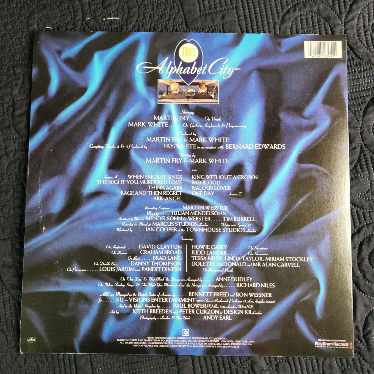 ABC - Alphabet City (NM) Vinyl Record Album New Wave Dance | eBay
