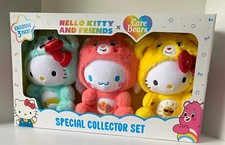 Hello Kitty and Friends x Care Bears 3 Pack Plush Exclusive Set Cinnamorell New
