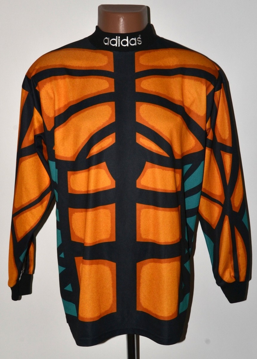 1996-97 adidas グラフィック　ゴールキーパーシャツ VINTAGE ADIDAS 1996/1998 GOALKEEPER MULTI FOOTBALL SHIRT #1