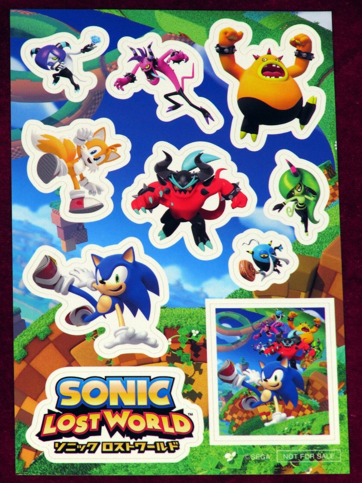 Sonic Mania Sticker Sheets SEGA Sonic the Hedgehog Tails -  Finland