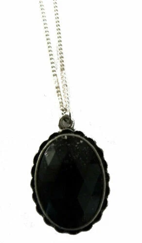 Collane e pendagli di bigiotteria ovale d'argento in pietra