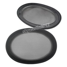 2pcs 6"x9" 6x9 inch Speaker Cover Decorative Circle Metal Mesh Grille Protection