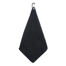 Quacc Premium Golf Towel with Carabiner Clip Absorbent Microfiber Waffle Patt