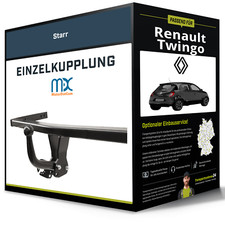 Starre Anhängerkupplung für RENAULT Twingo 14- III Typ BCM, BCA MisterDotCom NEU