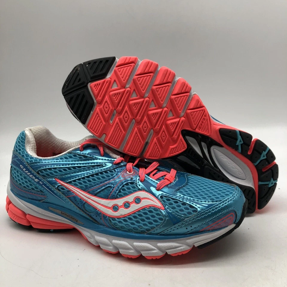 Tênis de corrida Saucony feminino ProGrid Guide 6 10179-6 azul tamanho 7 - Imagem 4 de 4