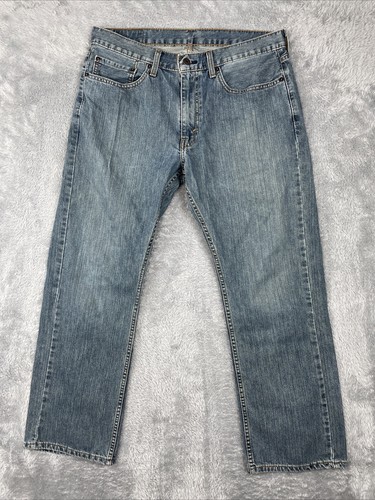 Levis 559 Jeans Men's 34x30 Blue Relaxed Straight Fit Cotton Denim Pants