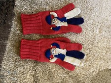 vintage childrens clown gloves Ages 5-8
