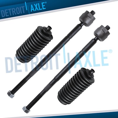 Front Inner Tie Rod Links w/ Boots for 2007 - 2017 Mitsubishi Outlander Lancer