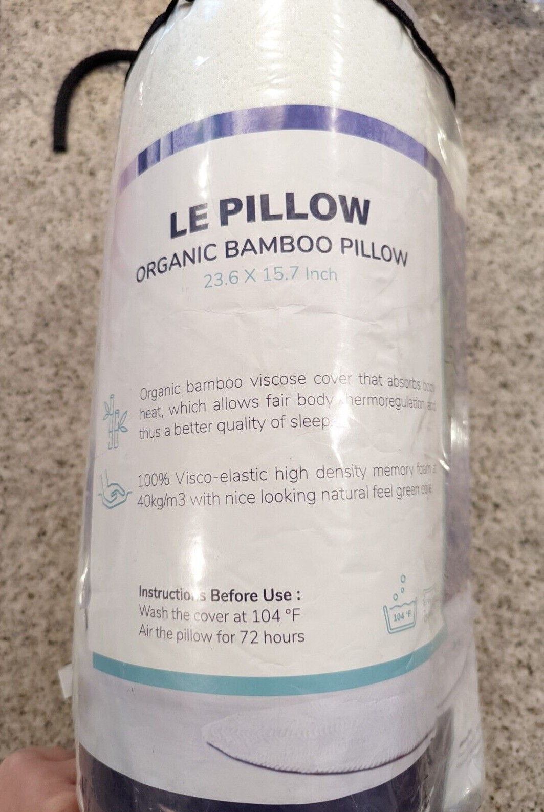 ZenPur Memory Foam Pillow 16 x 24 in for sale online eBay