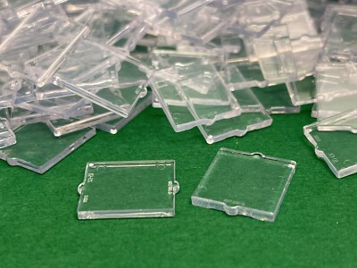Lego Glas, 1 x 2 x 2 Fenster, Rollladen, klar, Nr. 35315, 86209 / 15 Stück