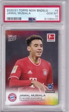 Topps Now Champions League 2021 Card #6 Jamal Musiala Rookie PSA 10 GEM MT. rookie card picture