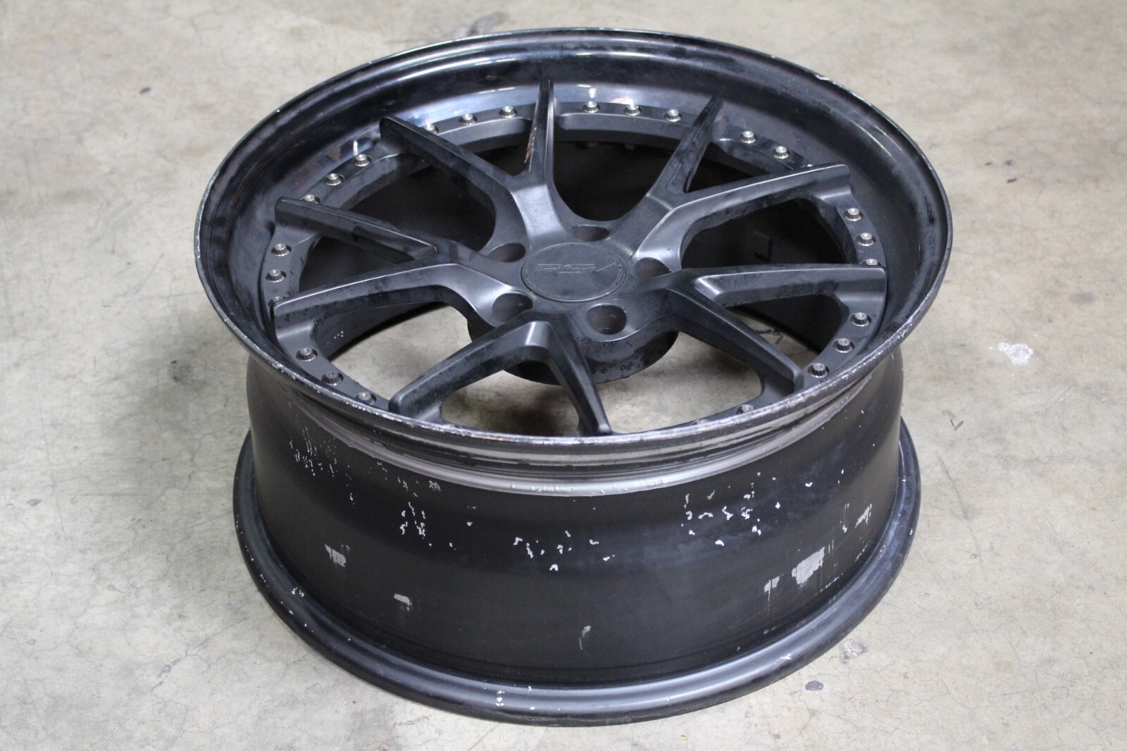 Lamborghini Gallardo, Front RSV Wheel, Aftermarket, 8.5x20, Curb Rash, Used