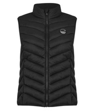 Soulcal&co Micro Gilet Womens Black Size Uk 12 #ref149