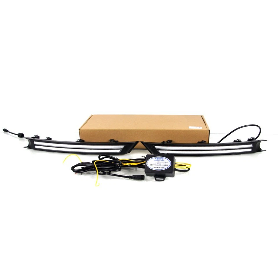 LED DRL para Mazda CX-5 2017-2021 luz de marcha diurna + faros antiniebla embellecedor intermitente - Imagen 2 de 4