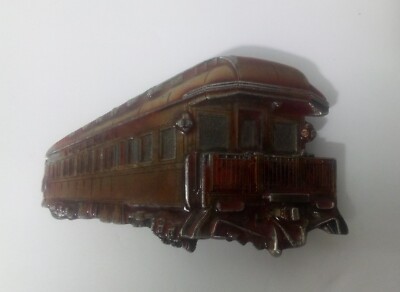 1980 Pullman Train Passenger Car Great American Belt Buckle Chicago J276