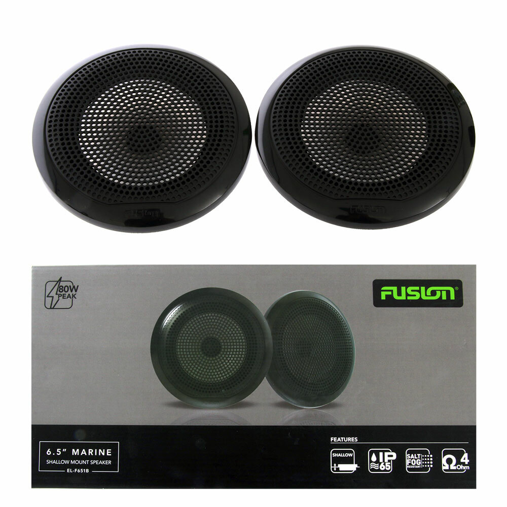 fusion shallow mount speakers