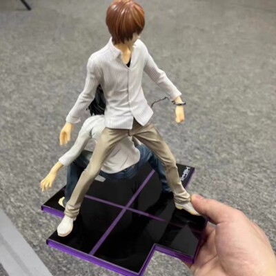 Tongyundacheng Death Note Beeldjes 10 cm L Lawliet/Yagami Licht Karakter Figuur Anime PVC Actiefiguur Model Desktop Ornamenten Collectible