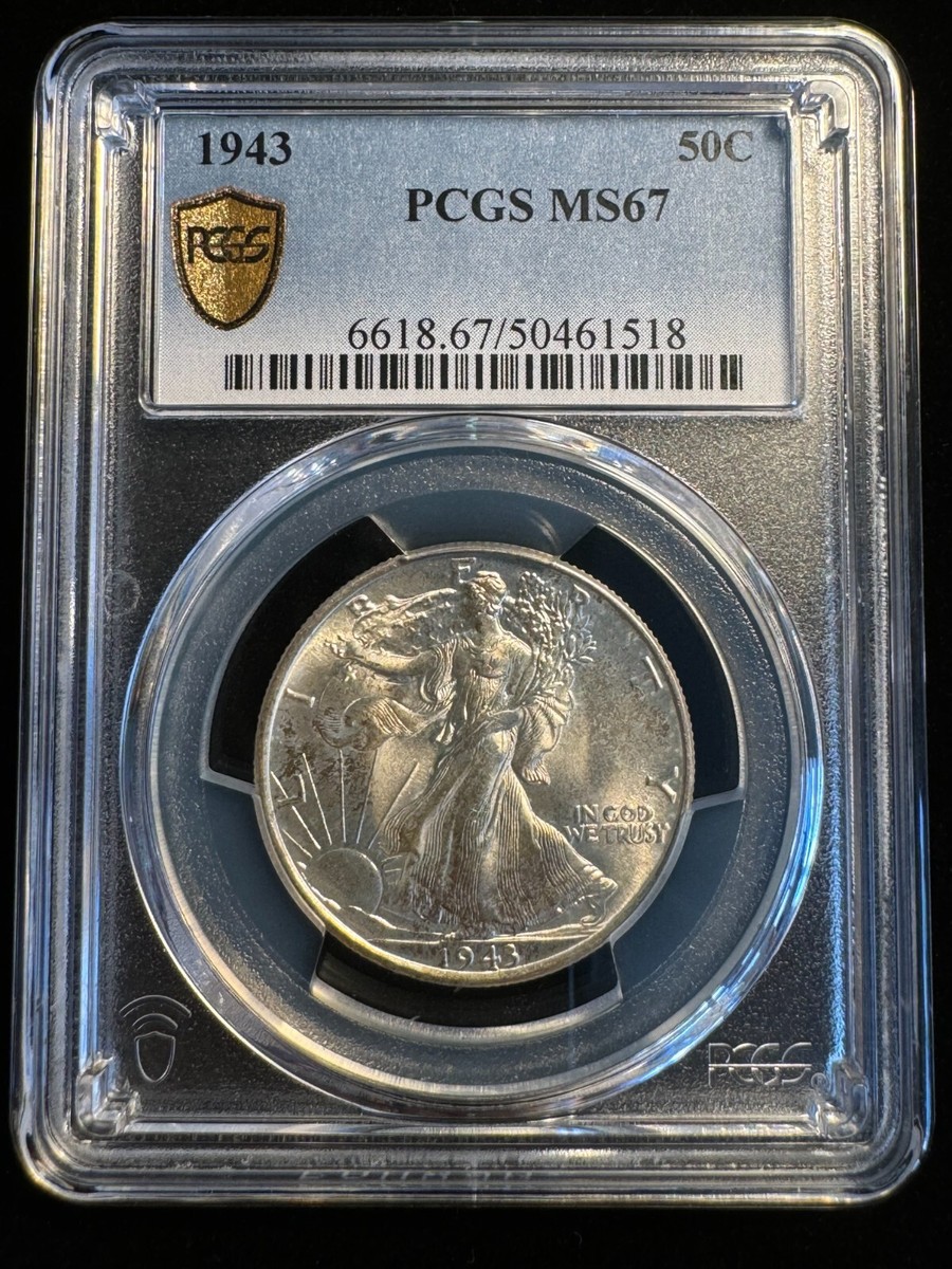 PCGS MS67 1943 Walking Liberty Half Dollar | eBay