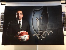 MEMPHIS GRIZZLIES HEAD COACH DAVID FIZDALE SIGNED 8X12 PHOTO TAKE THAT FOR DATA!