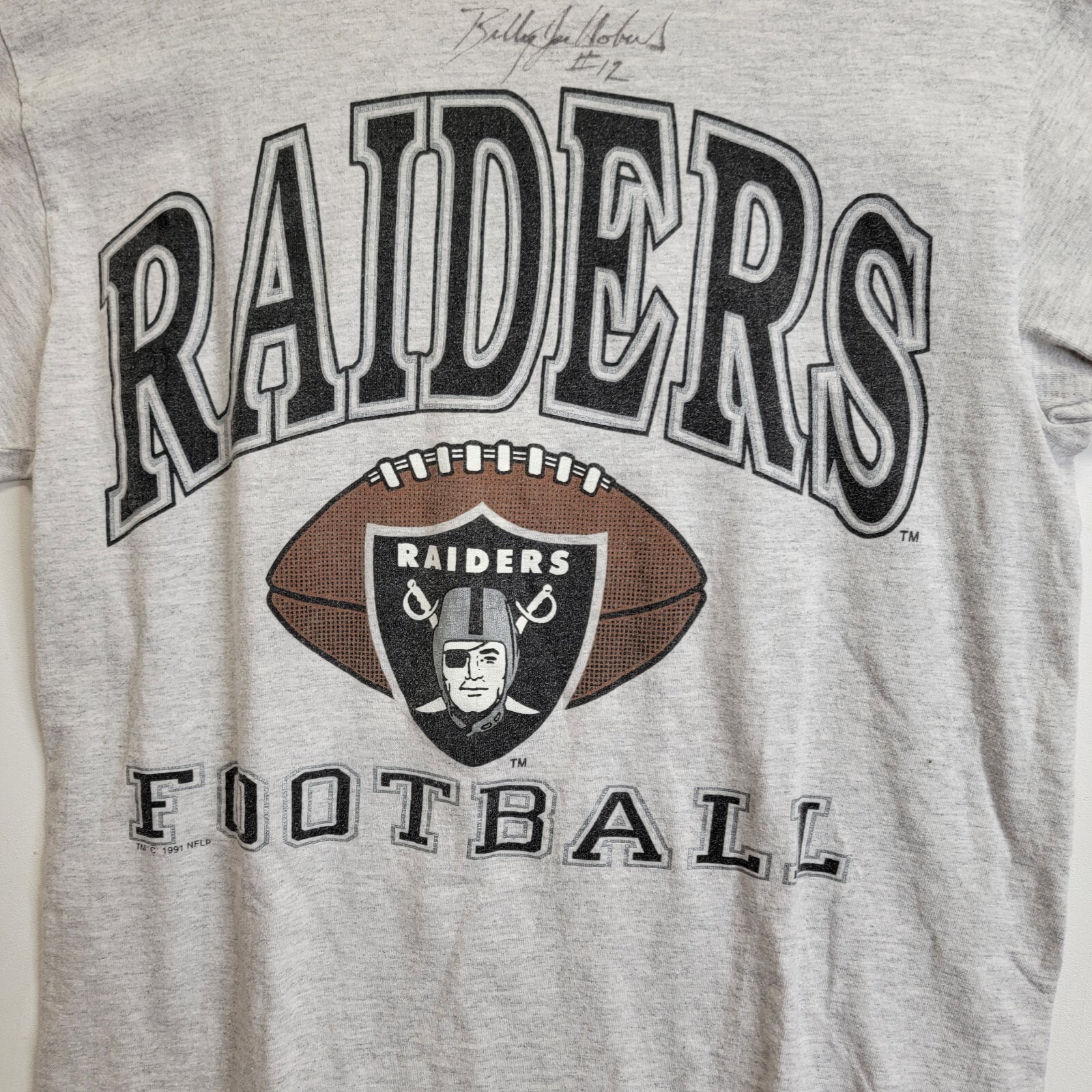 VTG Oakland Raiders Hanes Heavy Weight Med Shirt … - image 2