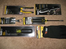 " Lot of 6 " New Klein Tools Pliers Gloves Knife Screwdrivers Mini Ratchet  