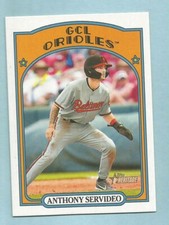 2021 Topps Heritage Minor League Baseball Anthony Servideo #55 PACK FRESH!