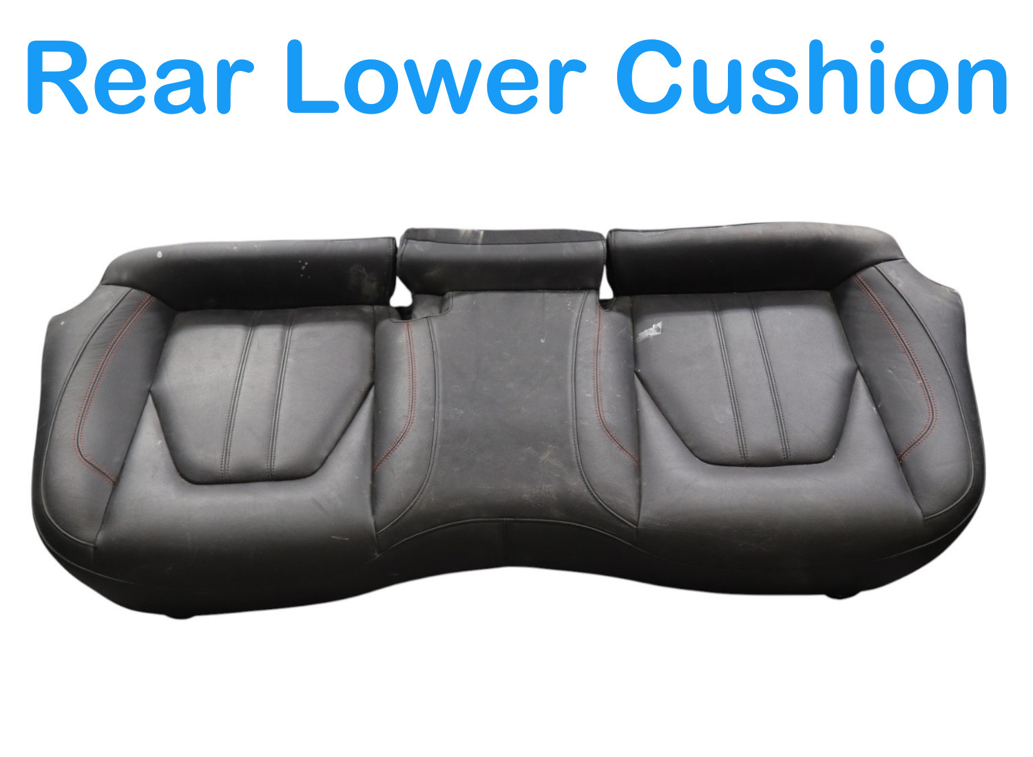 14-20 Maserati Ghibli Rear Seat Lower Bottom Cover Cushion Black Oem