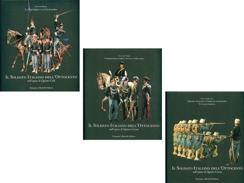 CENNI. Soldato italiano dell'Ottocento nell'opera di Quinto Cenni Vol I, III, V - Imagen 1 de 4