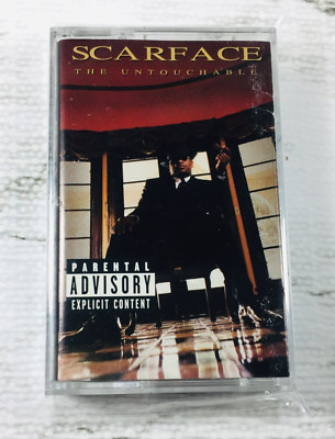 SCARFACE - THE UNTOUCHABLE (1997) CASSETTE TAPE RAP-A-LOT (SMILE) w/2PAC OG 90'S