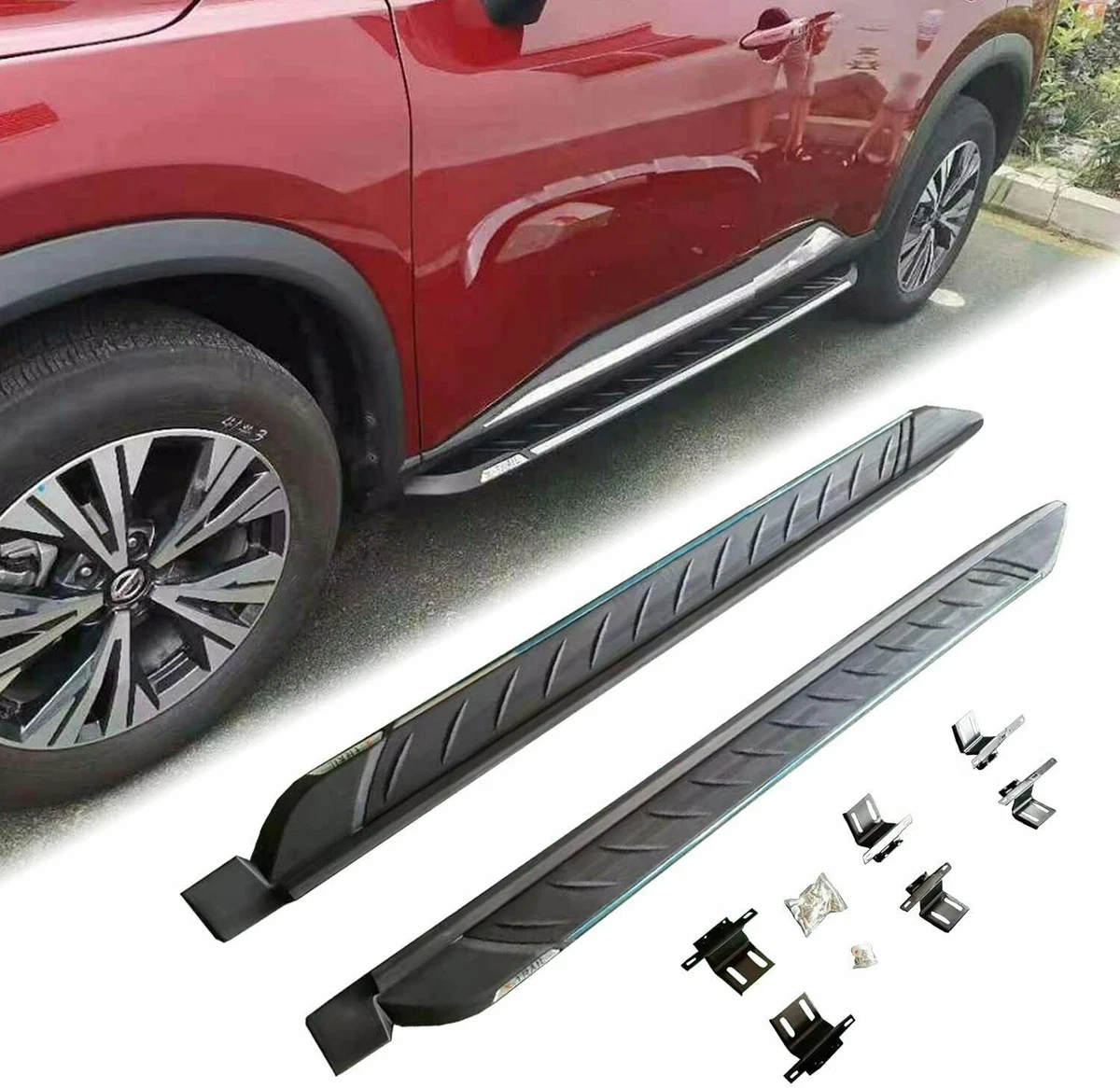 2Pcs Fit for Nissan Rogue X Trail T33 2021 2022 Running Board Side