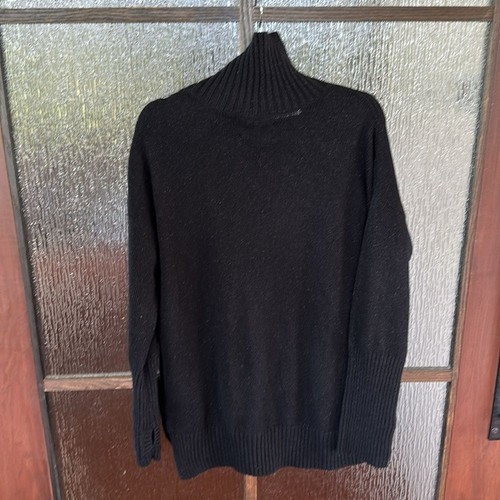 Zadig & Voltaire Black Turtleneck Sweater with Star Details large - Picture 14 of 15