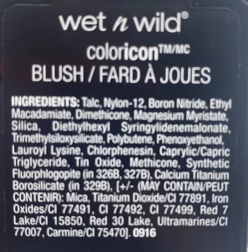 Wet n Wild Blush Coloricon 3325B Pearlescent Pink Sealed Cheeks Face Cosmetic - Picture 9 of 12