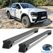Fits Roof Top Tent 2pcs Roof Rack Cross Bars 300kg Heavy Duty For Ford Ranger