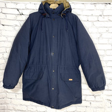 Vintage Polo Ralph Lauren Men  s Down Parka Jacket Size L Navy 90s RL Outerwear
