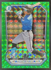 2026 Bowman Andrew Salas Chrome Prospects Green Geometric Refractor /99 Marlins