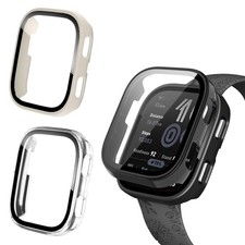 3 Pack Case with Amazfit Bip 6 Case,PC Material with Built in Tempered Glass ...