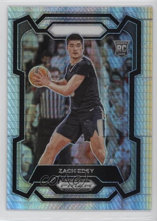 2024-25 Panini Prizm Draft Picks Hyper Prizm Zach Edey #1 3s8