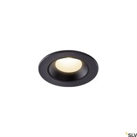 Einbauleuchten Led 1X7W 690LM IP20/IP44 3000K Schwarz Modern
