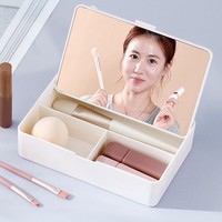 Kosmetik-Organizer, Kosmetikspiegel, Schreibtisch-Organizer-Box FüR Den