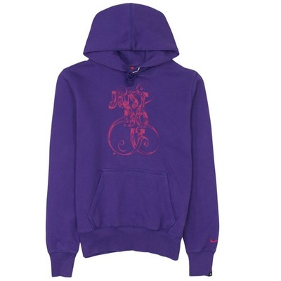Nike The Athletic Dept Damen Hoodie Lila M Just Do It Grafik