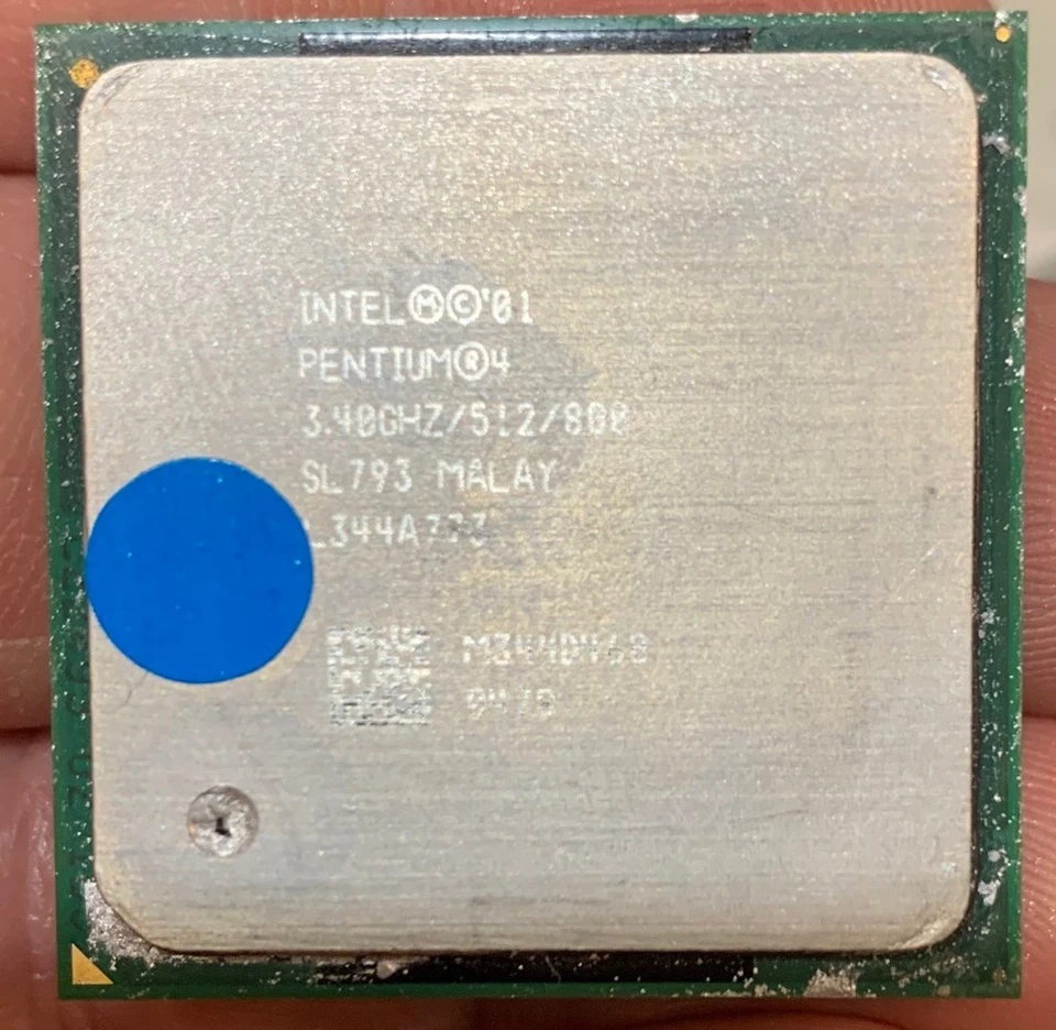 CPU Intel Pentium 4 SL793 3,4 GHz 512 KB 800 MHz  478 TEST OK VEDI FOTO - Immagine 4 di 4