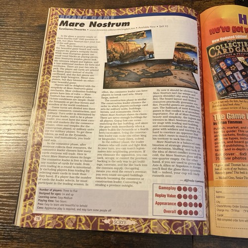 Scrye Magazine 2003 62 Guide Jeux de Collection Rassemblement Magique 10 Ans Yu-gi-oh - Photo 6/7