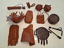 Marx Chief Cherokee Johnny West Geronimo 15Pc Accessory lot 472/6 