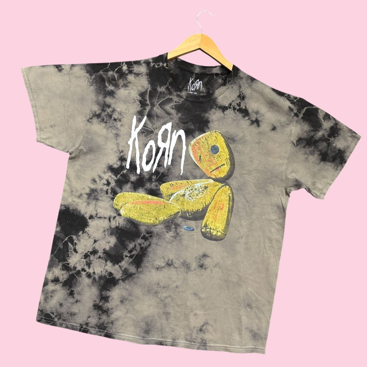 Korn Issues Voodoo Doll Album Oversized Tie-Dye Tee S/M | eBay