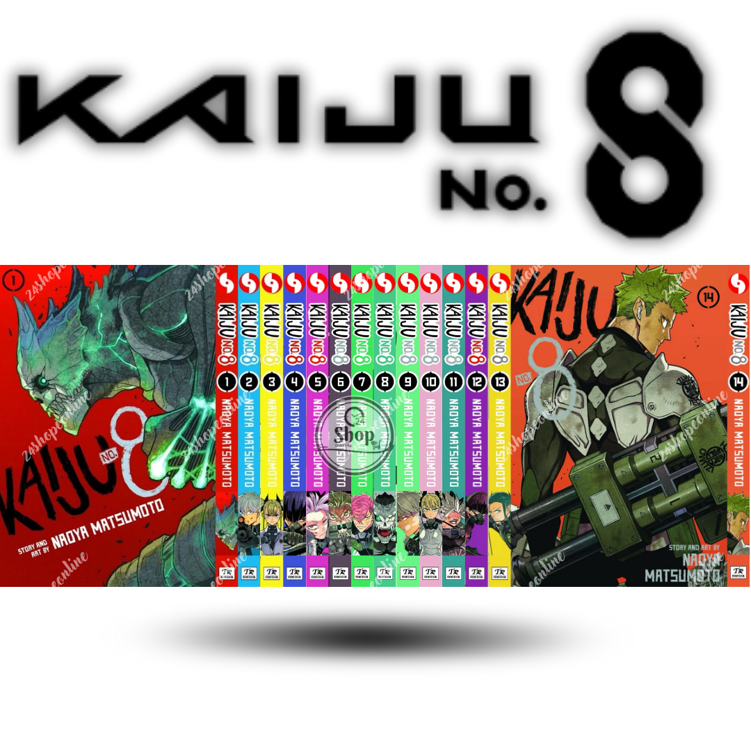 Kaiju No.8 NEW Manga Vol. 1–14 Full Set English Version By Naoya