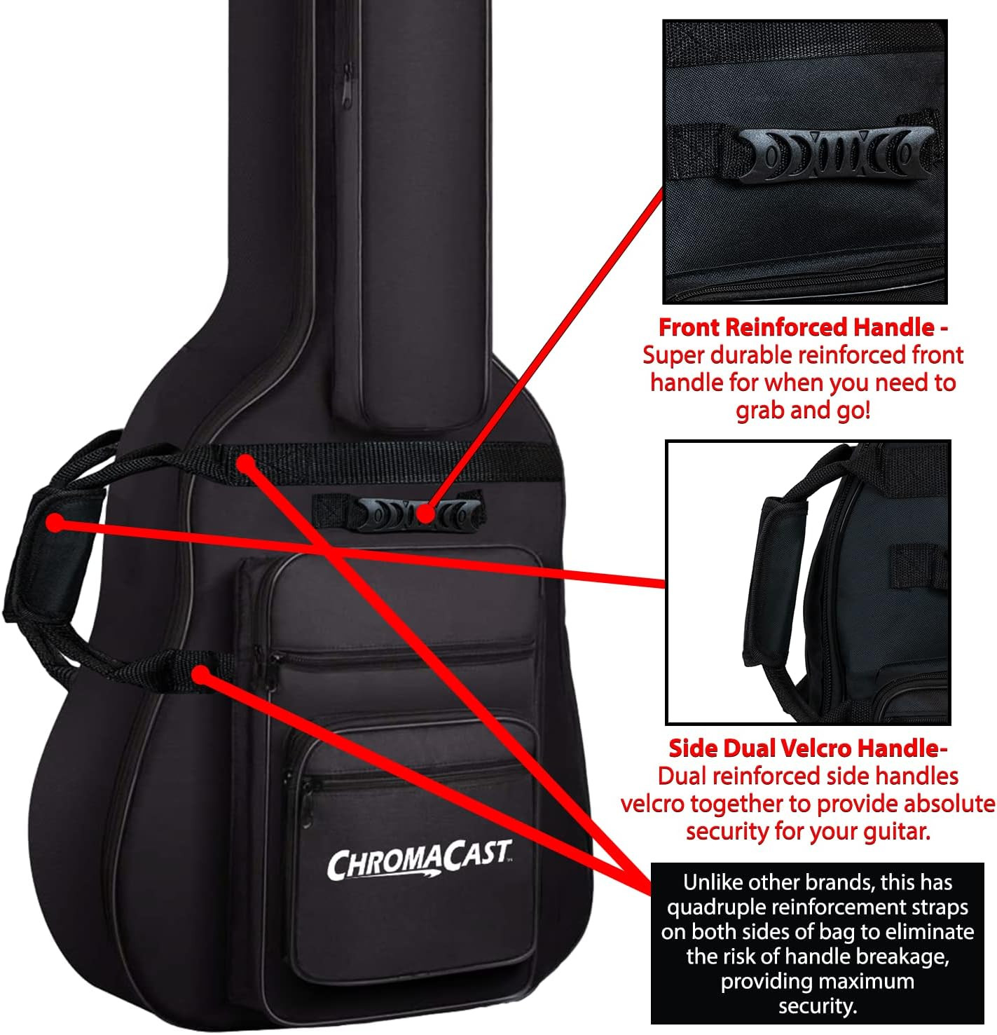 Chromacast Guitar Padded Gig Bag