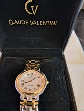 CLAUDE VALENTINI LA ZOER WATCH. Fitted With Timpson lifetime battery replacement