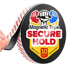 Super Sticky Magnetic Tape 10 feet x 1/2 inch Stong Magnet Strip with Adhesi...