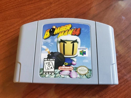 Bomberman 64 N64 Authentic Nintendo 64 1997 Tested & Working FAST SHIPPING B